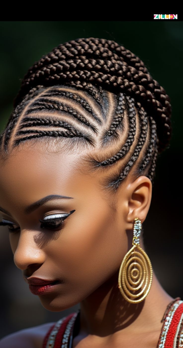 #CurlyhairstylesforBlackWoman‍ #CoilyhairstylesforBlackWoman #WavyhairforBlackWoman #4bcurlsforBlackWoman #ProtectivehairstylesforBlackWoman #Bald/shavenhairstylesforBlackWoman #StraighthairstylesforBlackWoman #haircutsforthinfinehairforBlackWoman ‍ African Hair Styles For Women Africa, Africa Hairstyles For Women, Braided Cornrow Hairstyles With Beads, African Braids Hairstyles 2024, All Back Cornrows Hairstyles Braids, Black Hair Braids Styles, African Braids Hairstyles Cornrows, Braided Cornrow Hairstyles Updo, African Hairstyles Braids