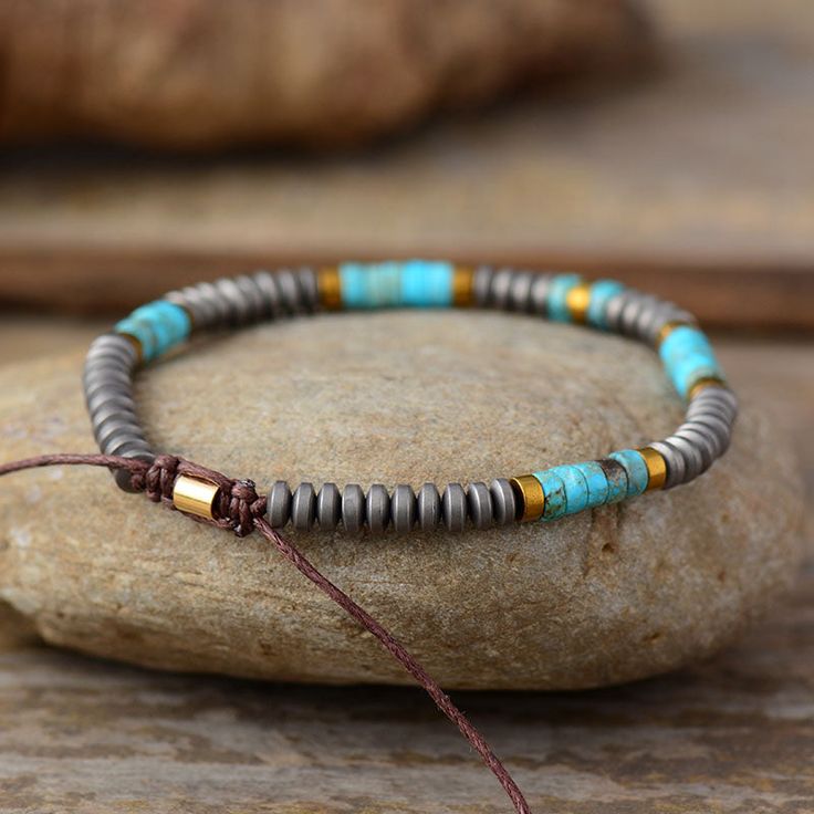 Add a touch of hip hop to your outfit with this stunning Truly Love Bracelet. Crafted with love, it boasts a unique design that will make heads turn. Feel the love when you slip it on and make any day a special one! Material: Brown Thread, Imperial Jasper, Matte Sliver Plated Disc Beads. MEASUREMENTS: Women and Men Size available (Women: 6.7'' & slidable to 9.8'', Men:7.2''& slidable to 10.7'') Custom Service: Accept, please contact us for details before you place order. Thanks. Returns: Money b Hand Wrapped Hippie Bracelets As Gift, Hippie Hand Wrapped Bracelets As Gift, Casual Metal Bracelets For Gift, Adjustable Hand Wrapped Bracelet, Adjustable Hand-strung Bangle Bracelet, Trendy Adjustable Hand-strung Bracelets, Adjustable Metal Beaded Bracelets For Everyday Wear, Adjustable Hippie Bracelets For Everyday, Adjustable Hippie Bangle Bracelet