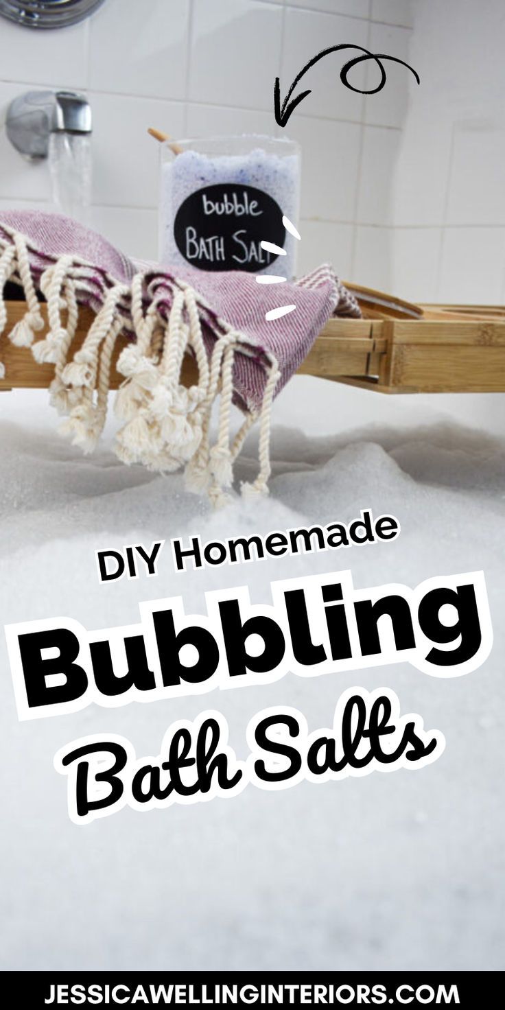 Bubbling bath salt Diy Bubble Bar, Benefits Of Epsom Salt, Diy Bubble Bath, Bubbling Bath Salts, Diy Foot Soak, Foot Soak Recipe, Bath Salts Recipe, Lip Scrub Recipe, Bath Salts Diy