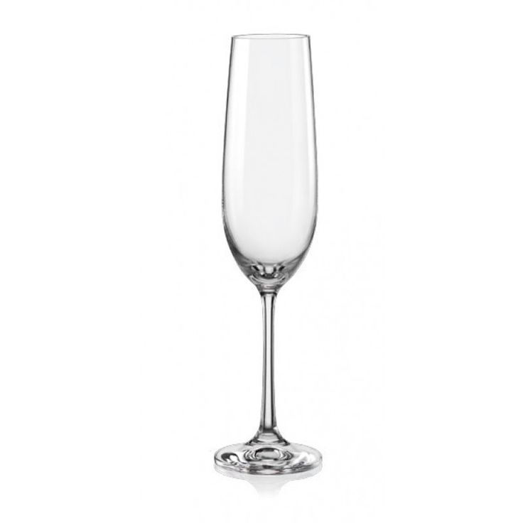 an empty wine glass on a white background