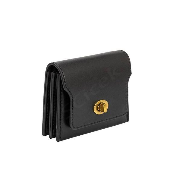 A stylish, yet eco-friendly wallet crafted with two card slots. DETAILS- Vegan Leather- Measures 4.25"W x 3.5"H x 1.25"D- Turn-Lock Closure- Brass-Tone Hardware
 ... more Wallet Craft, Front Pocket Wallet, Card Case Wallet, Pocket Wallet, Leather Style, Leather Fashion, Card Case, Leather Handmade, Front Pocket