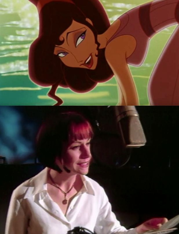 an image of a woman with red hair in the disney movie