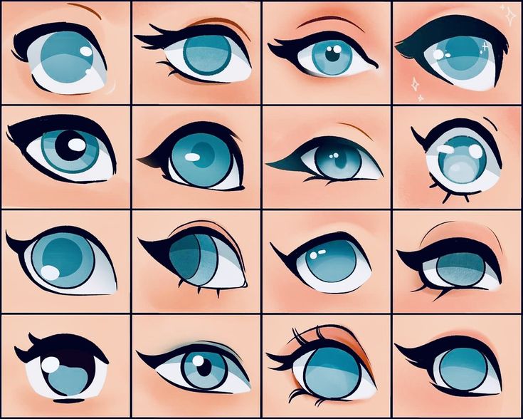 the different types of eyes and how they are used to make them look like they're