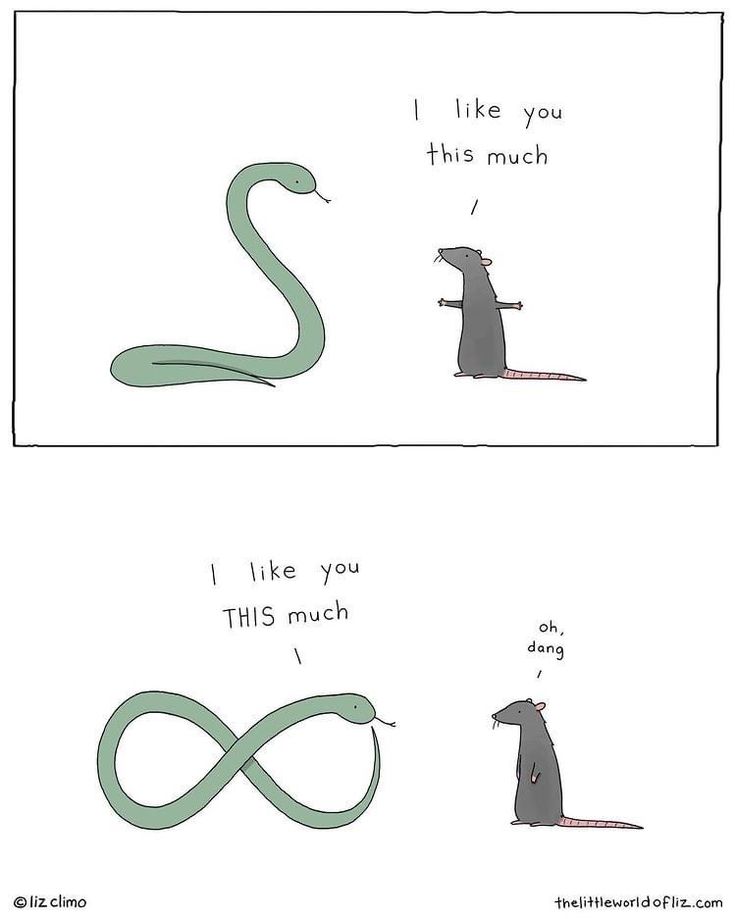 an animal with a snake on its back and the words i like you, this much