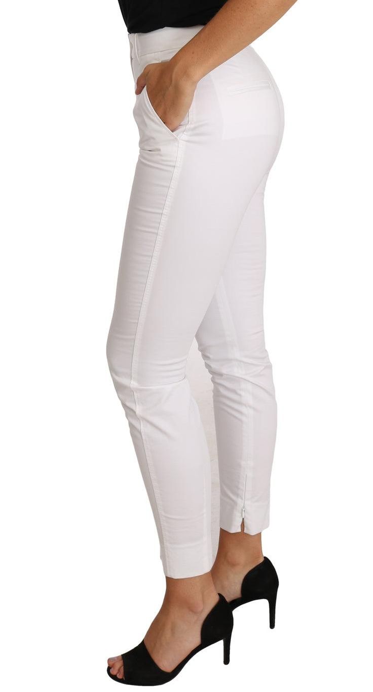 Dolce & Gabbana Gorgeous brand new with tags, 100% Authentic Dolce & Gabbana white slim pants. Color: White Modell: Slim pants Logo details Made in Italy Material: 98% cotton, 2% elastane Very exclusive and high comfort. Slim Dress Pants, White Dress Pants, Slim Dress, Garment Labels, Dolce E Gabbana, Slim Dresses, Slim Pants, Womens Clothing Sizes, Dolce & Gabbana