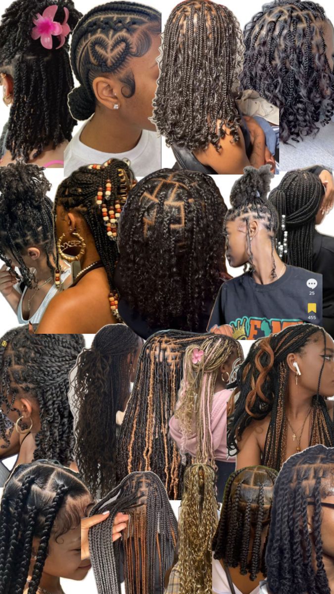 Hear Style, Hairstyle Updo, Short Box Braids Hairstyles, Curly Braids, Big Braids, Beautiful Black Hair, Big Box Braids Hairstyles, Goddess Braids Hairstyles, Quick Natural Hair Styles