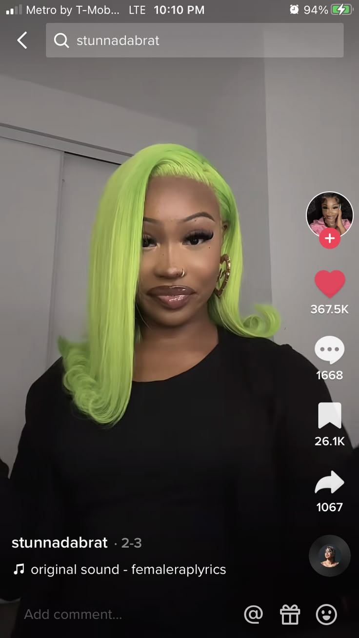 Wig Inspo Color, Cute Dyed Hair, Types Of Hair Styles, Wig Maker, Wig Frontal, Drag Wigs, Colored Weave, Frontal Wig Hairstyles, Baddie Filters