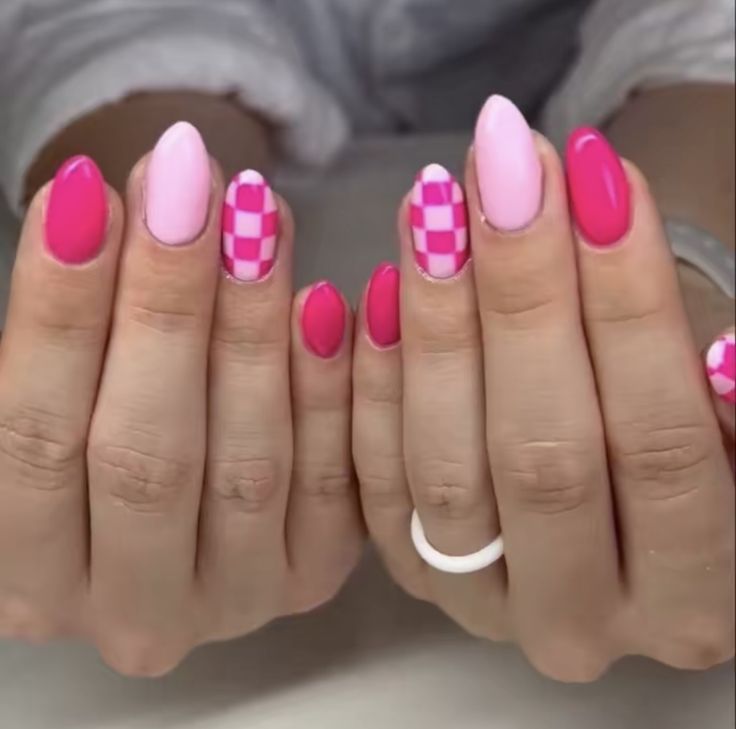 Teen Nails, Checkered Nails, Western Nails, Nails Yellow, Red Valentine, Summery Nails, Cute Gel Nails, Short Acrylic Nails Designs, Nails 2024