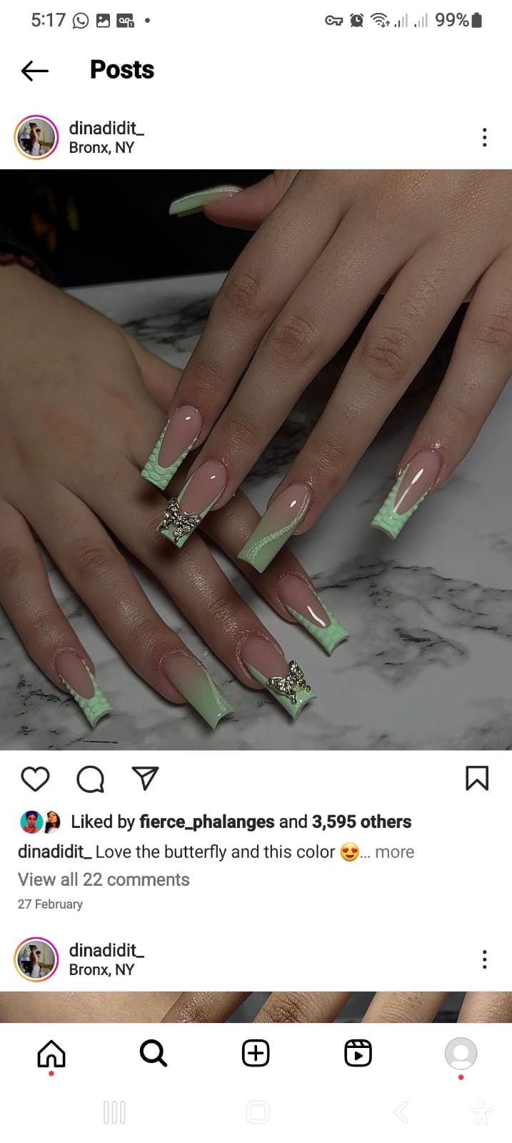 French Tip Freestyle Nails, Green And White French Tip, French Tip Green Nails, French Tip Freestyle, French Tip Green, Green Nails Designs, Green French Tip, Freestyle Nails, Green French