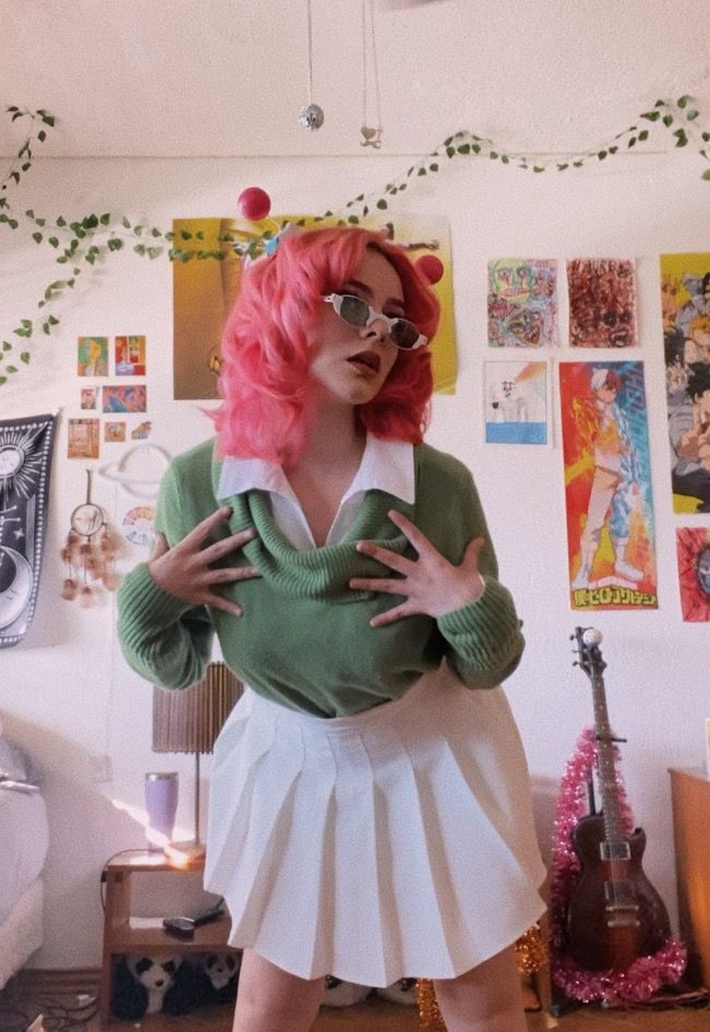 Saiki kusuo cosplay by ig@marifer.garza saikikusuo cosplay Saiki Kusuo Cosplay, Easy Anime Cosplay, Witches And Warlocks, Cosplay Ideas Women, Easy Cosplay, Closet Cosplay, Pretty Halloween Costumes, Saiki Kusuo, Power Of Makeup