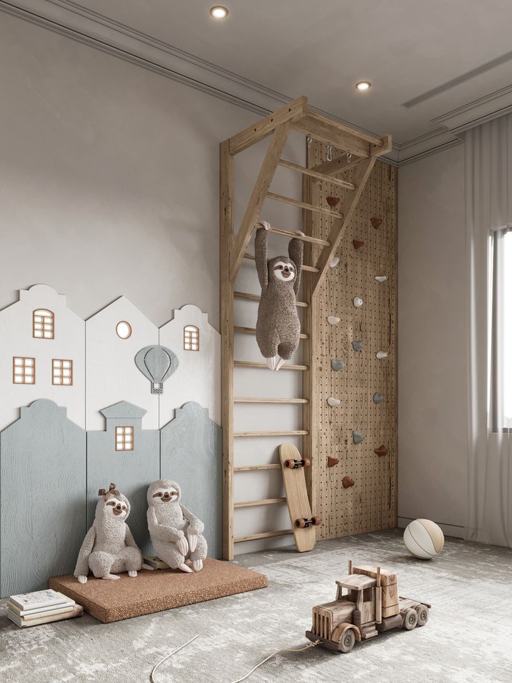 Playing Room :: Behance Playroom Design Modern, Head Office Design, Men Majlis, Toddler Room Organization, Nordic Beauty, Small Kids Bedroom, Kid Bed, Creative Kids Rooms, Babies Room