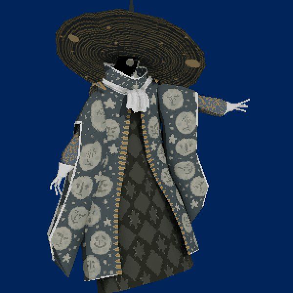 an animated image of a woman wearing a sombrero