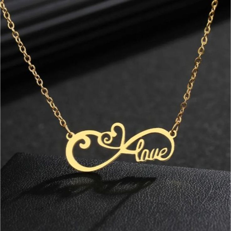 This Elegant Infinity Heart Necklace, Available In Both Gold And Silver, Is A Timeless Symbol Of Endless Love. Measuring 18 1/2 Inches Long, It's The Perfect Statement Piece For Any Outfit. Show Your Love For Someone Special With This Sophisticated And Exclusive Necklace. Minimalist Infinity Necklace For Valentine's Day, Infinity Metal Necklace For Gift, Infinity Metal Necklace For Gifts, Gold Infinity Heart Necklace Gift, Valentine's Day Infinity Jewelry With Adjustable Chain, Infinity Heart, Heart Women, Endless Love, Gold And Silver