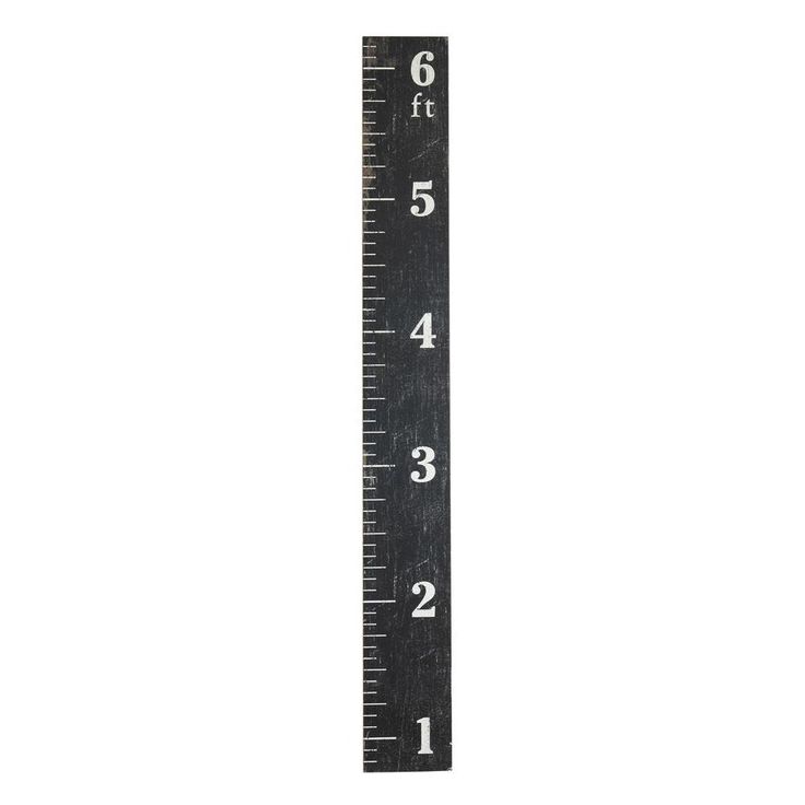 a black and white ruler with the numbers on it's sides is shown in front of a white background