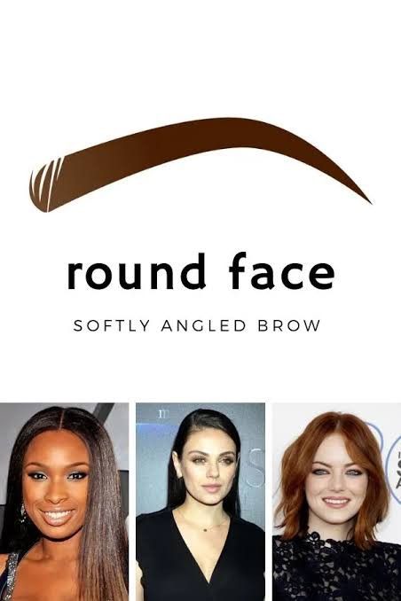 Eye Brow Shapes For Round Face, Eyebrows For Round Face, Eyebrows For Oval Face, Kylie Jenner Eyebrows, Eyebrow For Round Face, Best Eyebrows, Micro Blading, Eyebrow Styles, Eyebrow Shapes