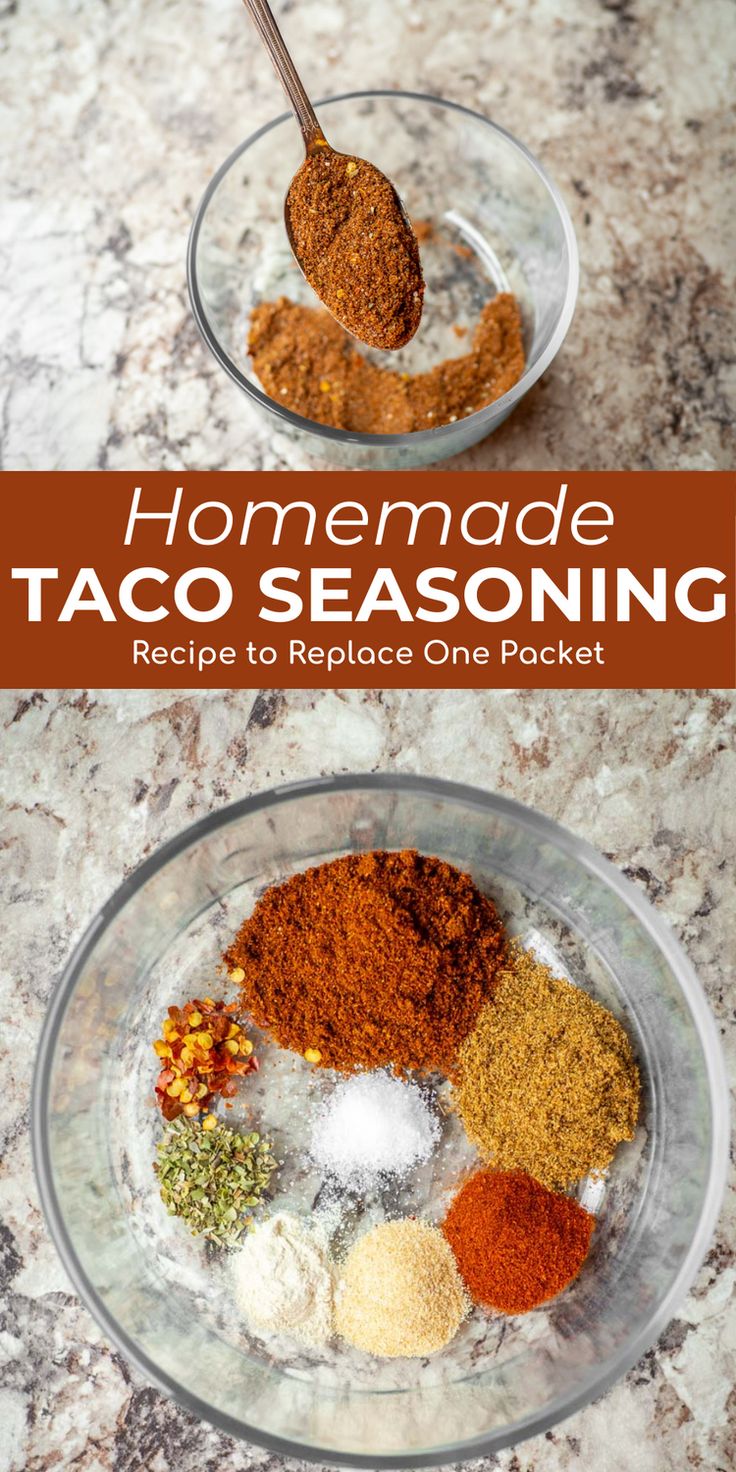 Ditch the store-bought packets and create your own taco seasoning blend using everyday spices. This single-serving recipe is perfect to replace any recipe that calls for a taco seasoning packet. Multiply it for a convenient big batch to elevate all your taco creations. Single Serving Taco Seasoning, Gf Taco Seasoning Recipe, Homemade Taco Seasoning For 1lb Meat, Ortega Taco Seasoning Recipe, Taco Seasoning Recipe For 1lb Meat, Easy Taco Seasoning, How To Make Taco Seasoning, Taco Seasoning For 1 Lb, Taco Seasoning Recipe Mild