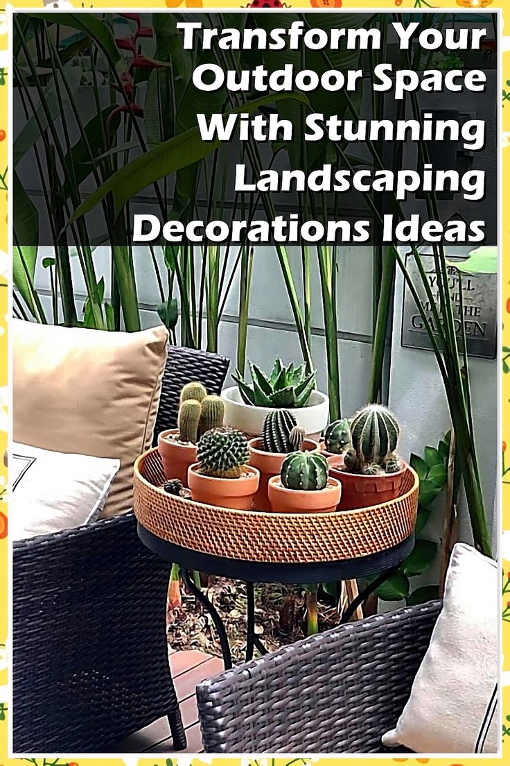 Revitalize your outdoor space with our stunning landscaping decorations ideas! Discover creative ways to enhance your garden, patio, or yard using unique decorations that reflect your personal style. From charming garden ornaments to elegant lighting solutions, these landscaping decorations will transform your area into a serene oasis. Explore innovative designs and tips to elevate your outdoor experience and make your space truly inviting. Landscaping Decorations, Stunning Landscaping, Unique Decorations, Charming Garden, Small Yard, Landscape Decor, Outdoor Living Areas, Elegant Lighting, Garden Ornaments