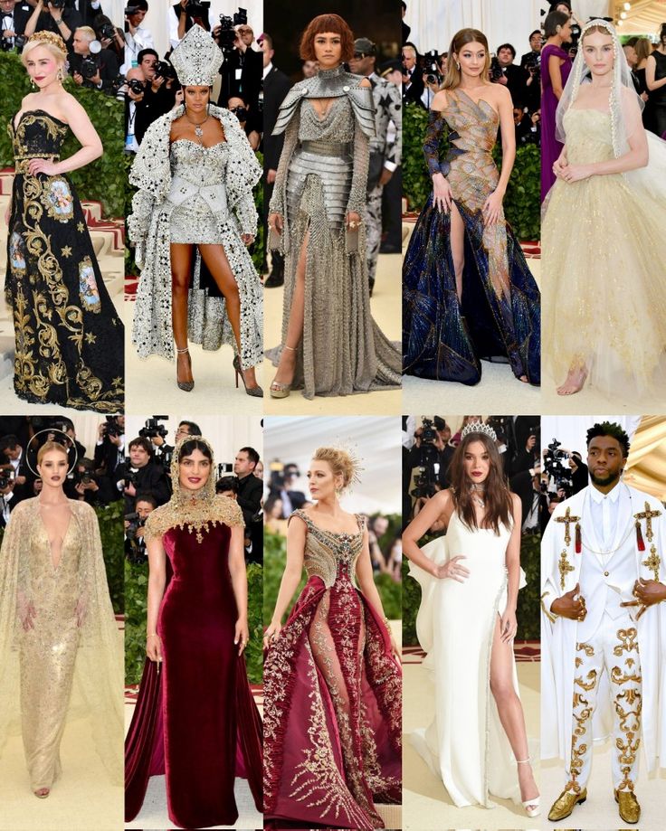 many different gowns and dresses are shown in this collage