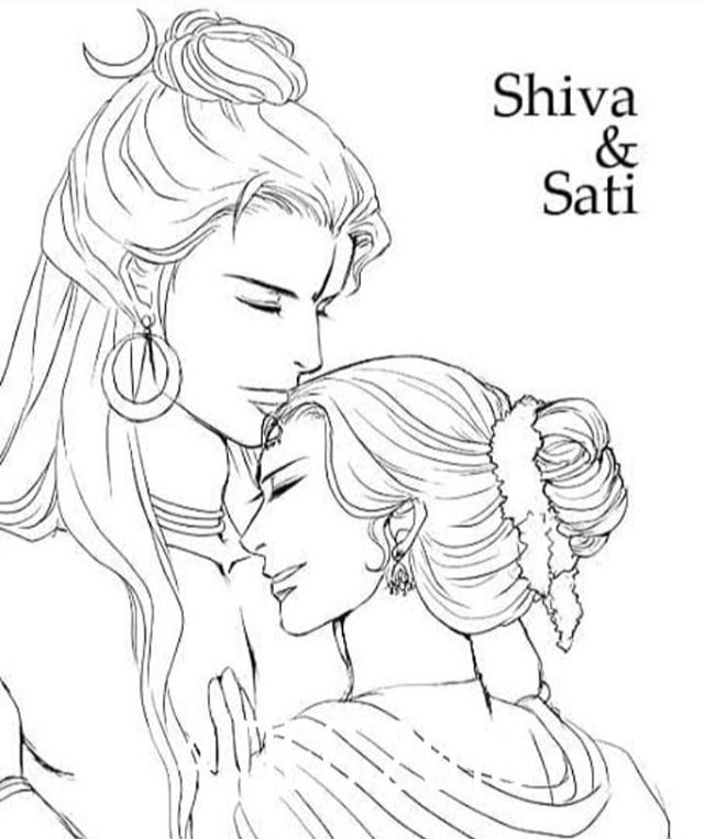 the princess and prince are hugging each other in this coloring page for adults to color