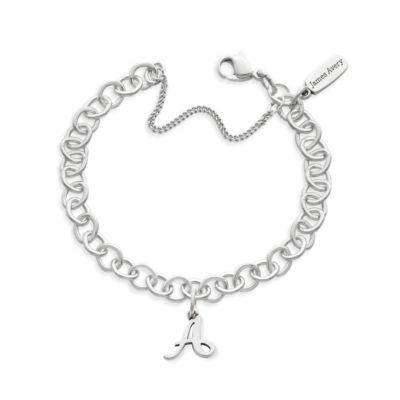 Buy Script Initial Charm Bracelet for USD 106.00 | James Avery Engraved Classic Charm Bracelet, Classic Charms For Everyday, Trendy Personalized Silver Charms, Classic Engraved Charm Bracelet For Everyday, Elegant Friendship Charm Bracelet, Personalized Silver Charm Bracelet With Initials, Classic Personalized Charm Bracelet For Everyday, Personalized Classic Charm Bracelet For Everyday, Elegant Personalized Adjustable Charms