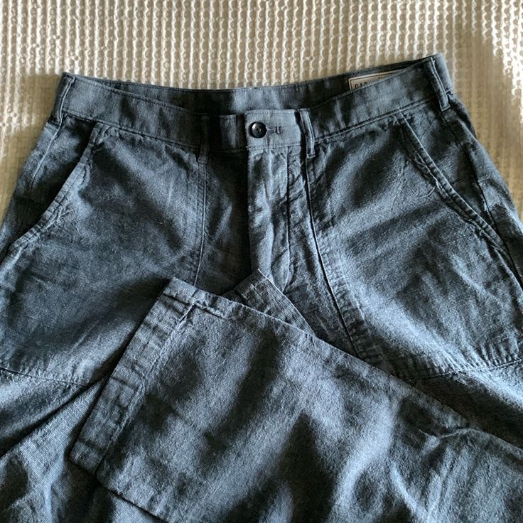 Never Worn Gap Linen Summer Trousers. Reach Out With Questions And Offers And Thanks For Looking :) 8" Leg Opening 33" Inseam 32" Waist Gap Wide Leg Linen Pants, Denim Blue Tapered Leg Cargo Pants, Gap Relaxed Fit Pants With Pockets, Gap Straight Leg Pants With Side Pockets, Gap Relaxed Fit Cargo Pants, Denim Blue Tapered Leg Pants With Pockets, Tapered Leg Denim Blue Pants With Pockets, Washed Blue Wide Leg Bottoms With Pockets, Indigo Wide Leg Bottoms With Pockets