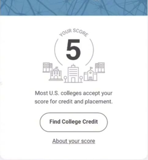 the college credit card is shown with an image of buildings and trees in the background