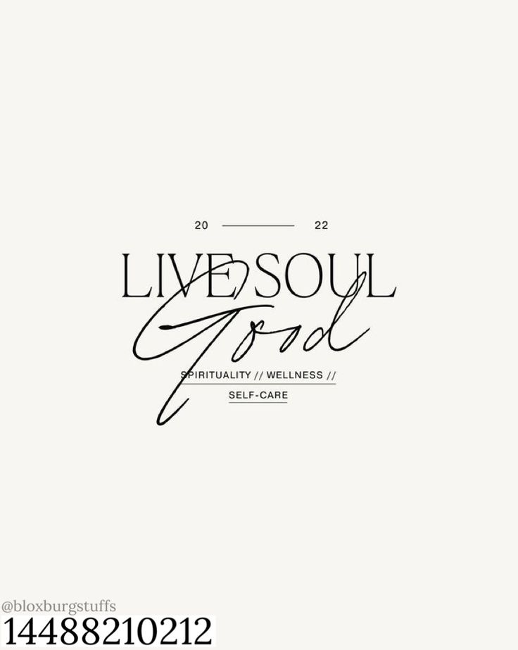 the words live soul are in black and white