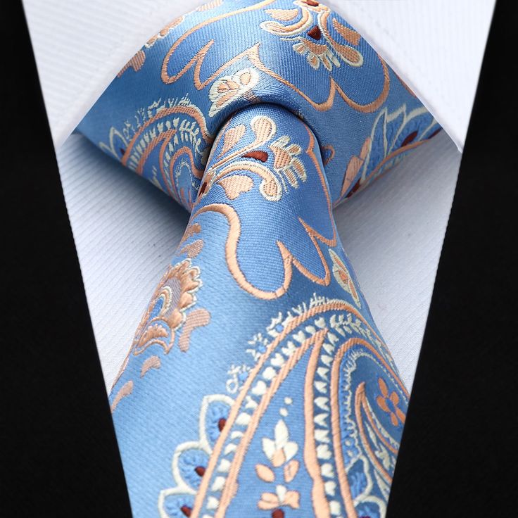 Silk blend + Polyester Imported Tie closure Hand wash HTP0928B18S Necktie: 3.4 '' × 59 '' (8.5cm × 150cm); Handkerchief : 12'' x 12 '' (31cm x 31cm) Occasions for wedding/religious/official ceremonies/formal events etc. Gifts as thanksgiving/Xmas/valentine's day/birthday etc. Packaging includes: 1X Necktie; 1X Handkerchief (protective and simple packing) Classic Blue Suit And Tie Accessories For Summer, Blue Wedding Neckwear With Ties, Blue Tie For Summer As A Gift, Blue Ties For Wedding Neckwear, Blue Tie For Summer Gift, Blue Ties As Summer Gift, Blue Ties For Summer Gift, Elegant Blue Neckwear With Ties, Elegant Blue Summer Ties