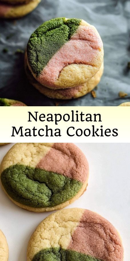 three cookies with different colored frosting on them