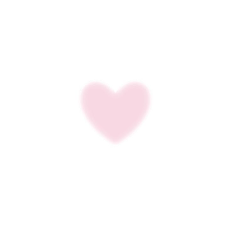 a pink heart on a white background