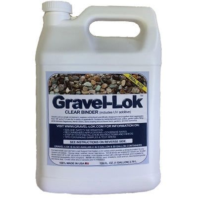 a gallon of gravel - look cleaner on a white background