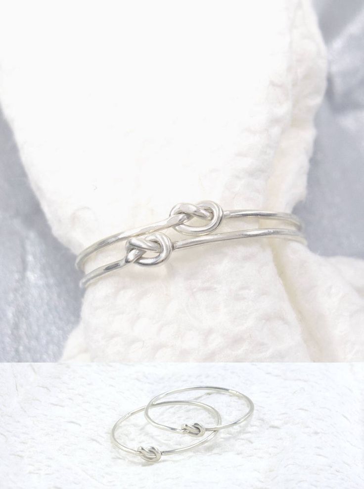 Tiny Knot Rings Set Of 2 Mother Daughter Rings Sister Rings | Etsy Daughter Rings, Mother Daughter Rings, Promise Ring Silver, Knot Rings, Silver Initial Ring, Daughter Ring, Best Friend Rings, Sister Rings, Rings Dainty