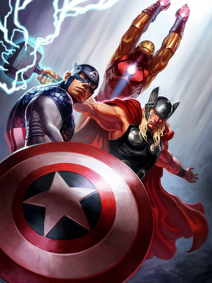 the avengers and captain america poster is shown