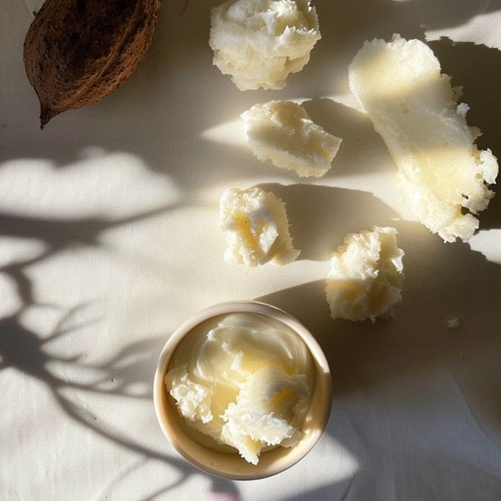 Nourish your body, skin, and hair with Ela De Pure Shea Butter! 🌿✨ Made in the USA and sourced from the heart of West Africa, our pure shea butter provides deep hydration, soothes dryness, and promotes healthy hair. Embrace the natural way to radiant beauty! #ElaDePure #SheaButter #NaturalBeauty #SkinCare #HairCare #MadeInUSA Shea Butter Aesthetic, Body Butter Photography, Body Butter Aesthetic, Butter Photography, Shea Butter Skincare, Butter Aesthetic, Commercial Photography Product, Content Photos, Journal Prints