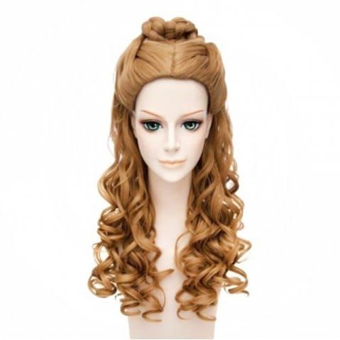 Cheapest and Latest women & men fashion site including categories such as dresses, shoes, bags and jewelry with free shipping all over the world. Cinderella Wig, Belle Wig, Cinderella Live Action, Movie Cosplay, Wig Brown, Womens Cosplay, Long Curly Wig, Wavy Style, Live Action Movie