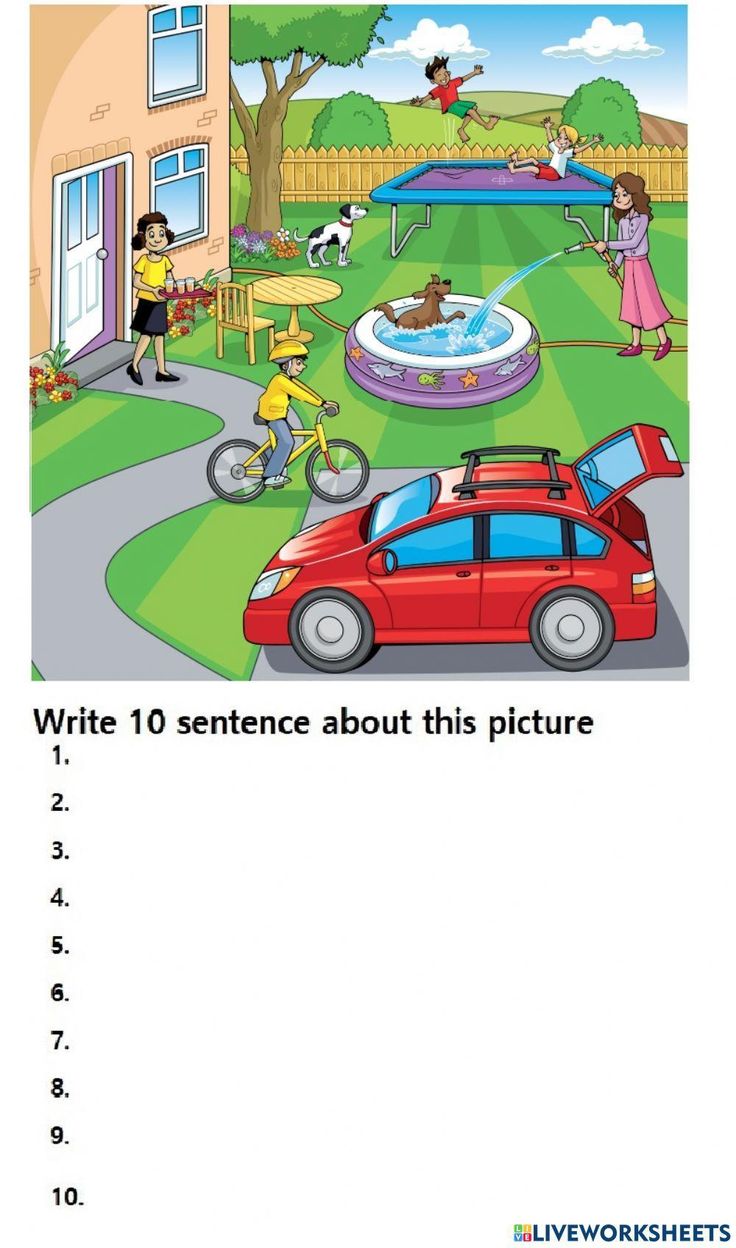 an activity sheet for children to learn how to read the words in front of them