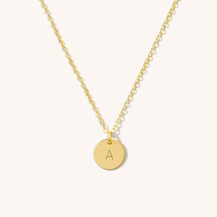 Our Dainty Initial Necklace will be your next favorite necklace - it’s simple, minimal, and so versatile! Make it your own by wearing a loved one’s initials or your own initial. It also makes the perfect personalized gift for a new mama, your bridesmaids, your friend’s birthday, and everyone else you love. You can wear it every day - yes, even in the shower and to sleep! DETAILS 14k gold filled -or- sterling silver necklace Necklace length: 16" with 2" extender Coin diameter: 9mm Safe for sensi Favorite Necklace, Dainty Initial Necklace, New Mama, Detailed Necklace, Sterling Silver Initial, Bridesmaid Necklace, Necklace Necklace, Birthstone Charms, Favorite Rings