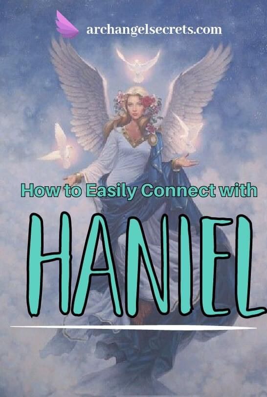 an angel with the words how to easily connect with hannel