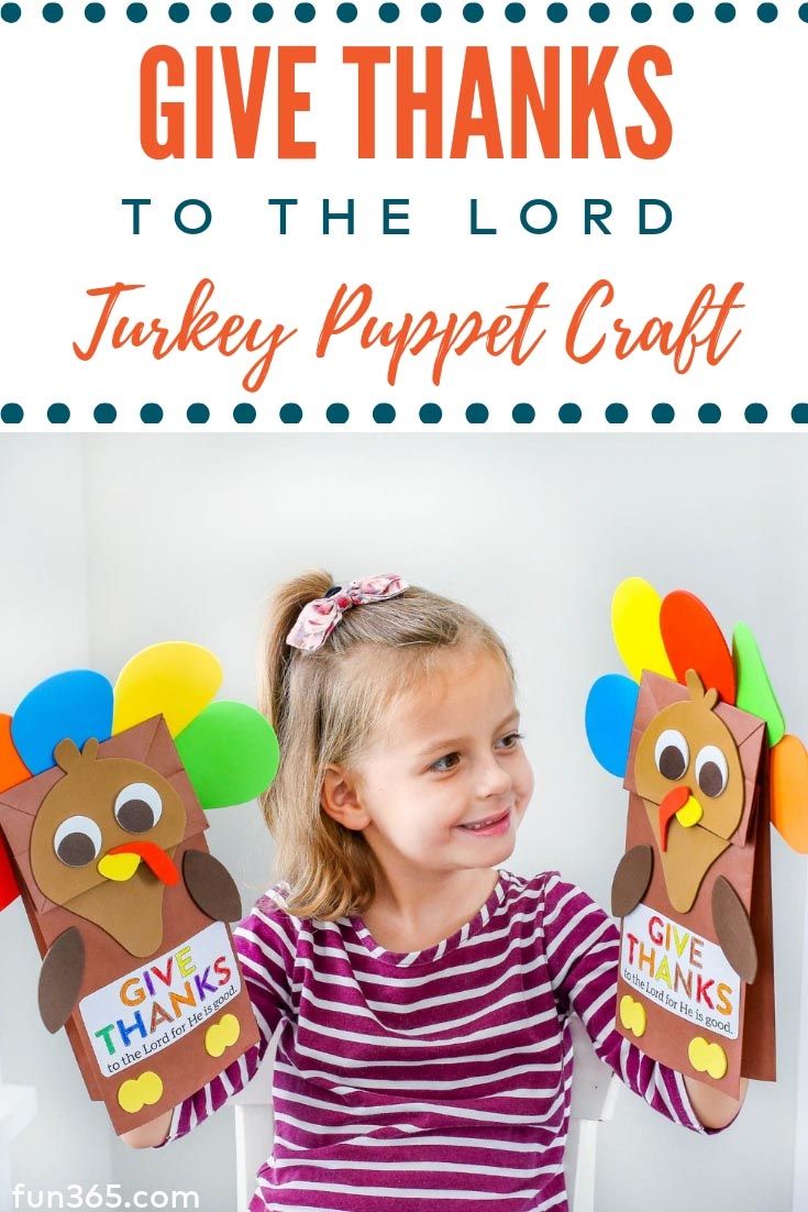 Create this fun turkey craft to help kids give thanks during Thanksgiving. They will love using their puppets to tell their friends and family all that they are thankful for. Sunday School Thanksgiving Crafts, Turkey Puppet, Christian Thanksgiving Crafts, Turkey Craft For Kids, Thankful Crafts, Toddler Sunday School, Puppet Craft, Thanksgiving Crafts Preschool, Thanksgiving Turkey Craft