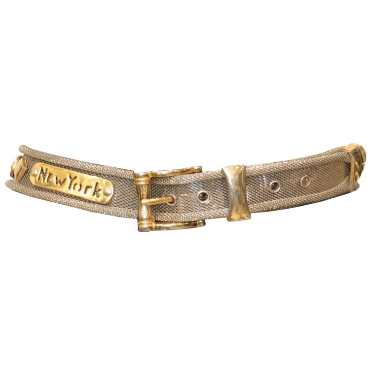 Mixed Metal "CITY" W/ Gold & Silvertone belt. In excellent condition Measurements: Longest Length - 30 inches Shortest Length - 26.1 inches Height - 1.1 inches Gold Belt Outfit, Material Board, Handmade Belts, Brown Cowhide, Streetwear Accessories, Gold Belts, Waist Beads, Rhinestone Belt, Suede Belt