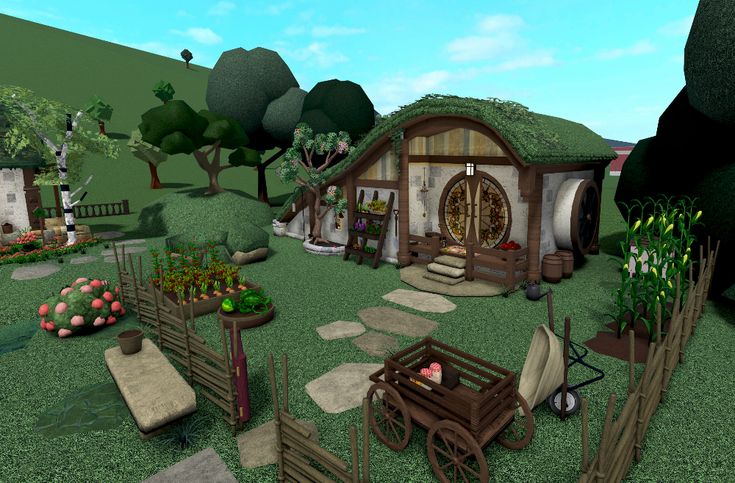 bloxburg - Twitter Search / Twitter Cottage Core Bloxburg House 1 Story, Cottage Core Bloxburg House Layout 1 Story, Bloxburg Cottagecore Exterior, Fairy Grunge Bloxburg House, Cottagecore Blockburg House, Bloxburg Hobbit House, Bloxburg Village Ideas, Creative Bloxburg Builds, Bloxburg Mushroom House