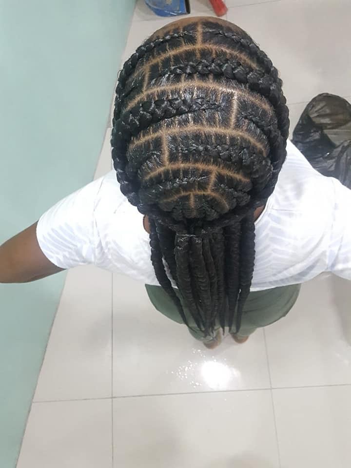 Black Cornrows Braids, Front Cornrows Hairstyles Natural Hair, Four Cornrow Braids, Quick Braid Styles Black Hair Kids, Quick Braided Hairstyles For Black Kids, Cornrow Designs For Women, Cornrow Natural Hairstyles, Quick Cornrow Hairstyles, Big Cornrows Hairstyles