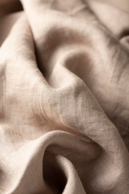 a close up view of a white cloth