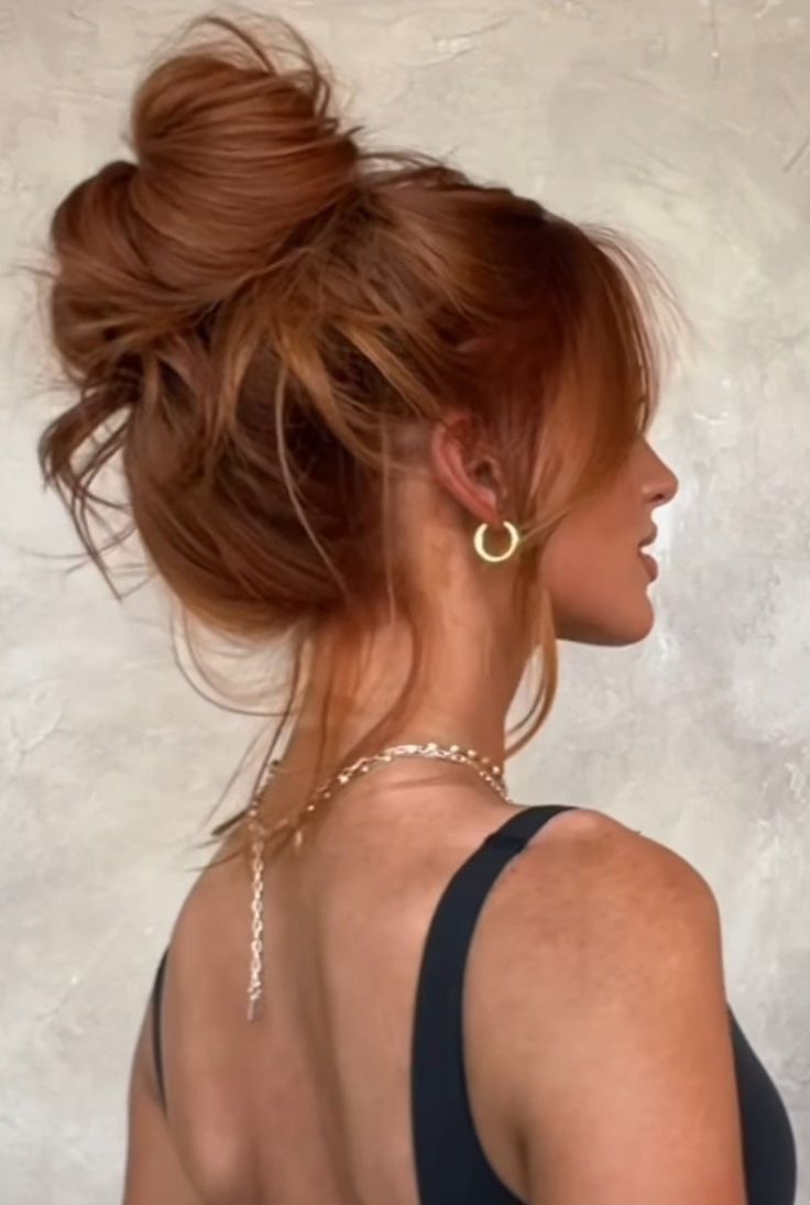 Trendy Auburn Hair, Money Piece On Auburn Hair, Hair Inspiration Copper, Nails For Ginger Hair, Red Hair Inspo Color Copper, Hair Inspiration Ginger, Honey Blonde Orange Hair, Auburn Hair With Copper Money Piece, Burnt Ginger Hair