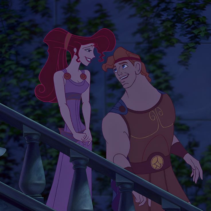 the little mermaid and prince from disney's sleeping beauty are standing at the bottom of stairs