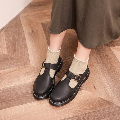 Gender: For Women Style: Fashion,KoreanOccasion: Casual,Party/Club,Office/Career,DressHeel Height: 3cmPlatform Height: 1.5cmSeason: Spring,Summer,Fall/Autumn,WinterPackage Contents: 1 x Shoes (Pair)Size Guide:28 = foot length 18.5-19cm (Foot width=6.5-7cm)29 = foot length 19-19.5cm (Foot width=7cm)30 = foot length 19.5-20cm (Foot width=7-7.5cm)31 = foot length 20-20.5cm (Foot width=7.5cm)32 = foot length 20.5-21cm (Foot width=7.5-8cm)33 = foot length 21-21.5cm (Foot width=8cm)34 = foot length 21 Buckled Flats, Career Dress, Casual Party, Shoes Heels Pumps, Fashion Korean, Pumps Flat, T Strap, Dress And Heels, Autumn Summer