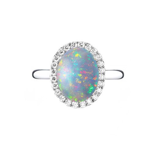 OPAL and DIAMONDS Ring by MRGEMSJEWELLERY on Etsy Formal Multi-stone Opal Ring With Diamonds, Formal Multi-stone Diamond Opal Ring, Classic Multi-stone Round Cut Gemstones, Classic Round Cut Multi-stone Gemstones, Formal White Gold Opal Ring With Brilliant Cut, Classic Multi-stone Opal Ring For Formal Occasions, Vvs Clarity Opal Ring For Formal Occasions, Classic Multi-stone Opal Ring, Classic Diamond Opal Ring With Prong Setting