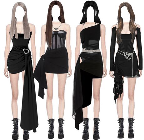 Blast_official_ on ShopLook | The easiest way to find the perfect outfit Ideas For Brown Hair, Kpop Design, Korean Outfits Kpop, Kpop Concert Outfit, Design Outfit, Preformance Outfits, Hair Png, Event Outfit, Glam Dresses