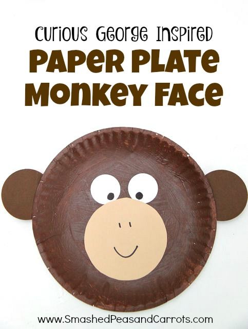 a paper plate monkey face is shown with the words, what does it mean?