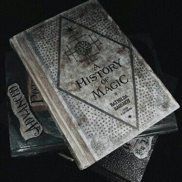 three books stacked on top of each other in black and white with the title history of magic written below